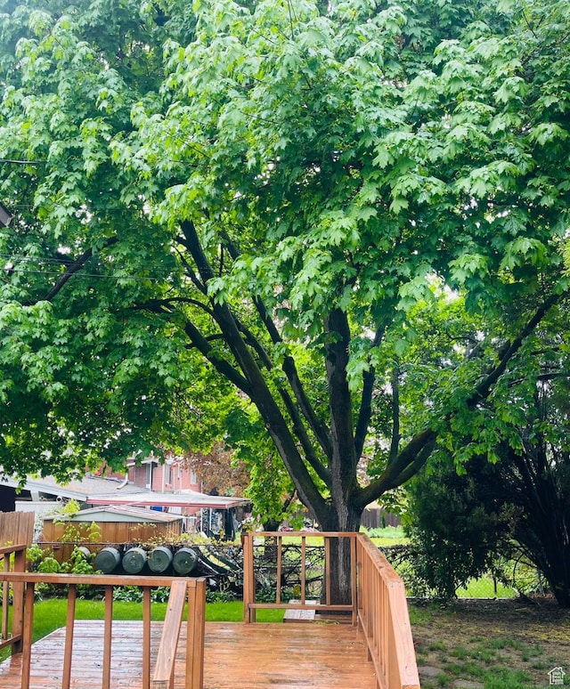 1417 E 700 S, Provo, UT 84606 - wooden terrace featuring fence