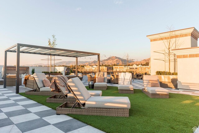 2250 E Murray Holladay Rd Unit 205, Holladay, UT 84117 - view of patio featuring outdoor lounge area