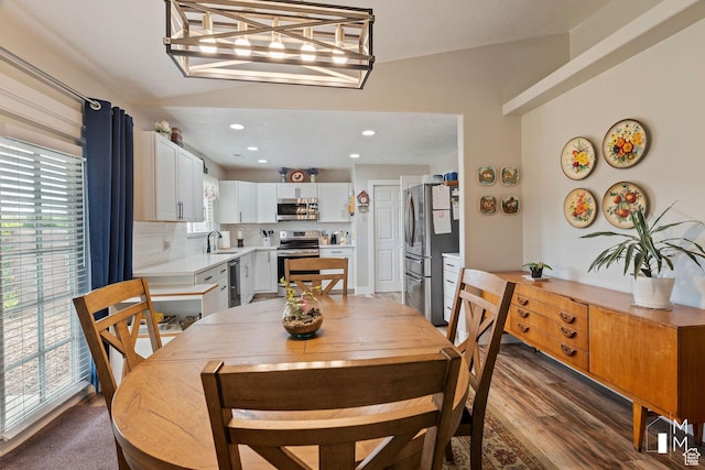 657 W 150 S, Hurricane, UT 84737 - dining area featuring recessed lighting and wood finished floors