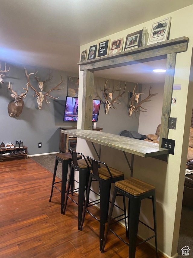 5980 S 9000 E, Jensen, UT 84035 - bar featuring wood finished floors and baseboards