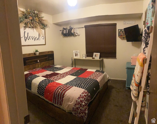 5980 S 9000 E, Jensen, UT 84035 - bedroom featuring dark carpet and baseboards
