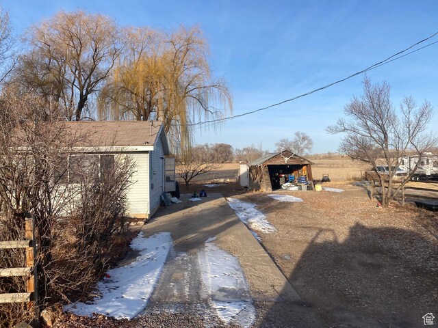 5980 S 9000 E, Jensen, UT 84035 - view of yard with an outbuilding