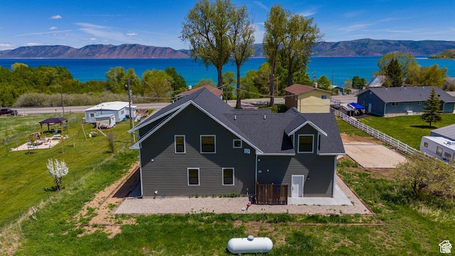 1595 S Bear Lake Blvd, Garden City, UT 84028 - aerial view with a water and mountain view