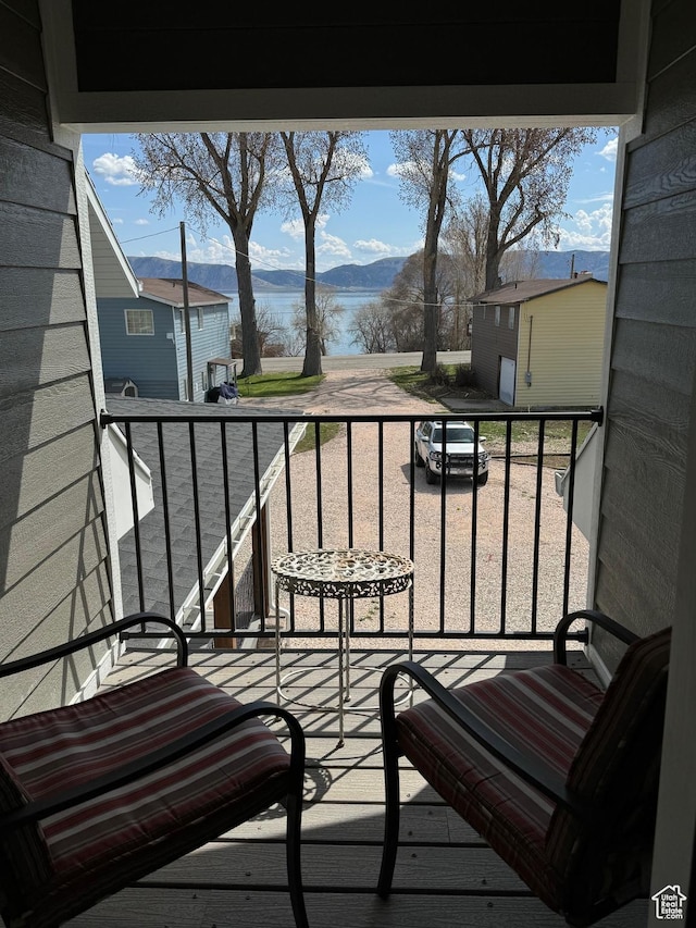 1595 S Bear Lake Blvd, Garden City, UT 84028 - balcony with a mountain view