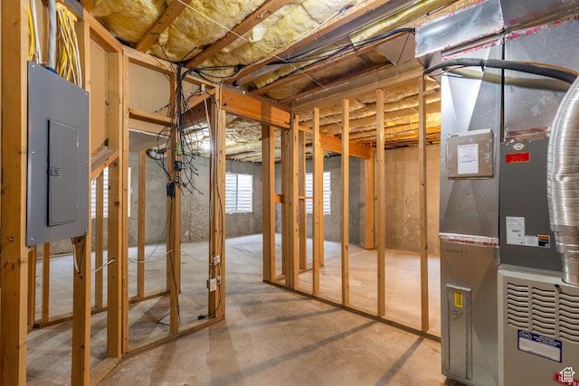 898 E Tendoy Ct S, Draper, UT 84020 - below grade area with electric panel and heating unit