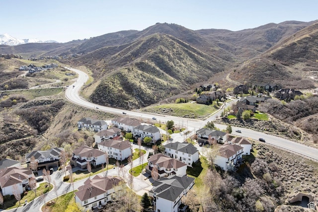 898 E Tendoy Ct S, Draper, UT 84020 - drone / aerial view with a mountain view and a residential view