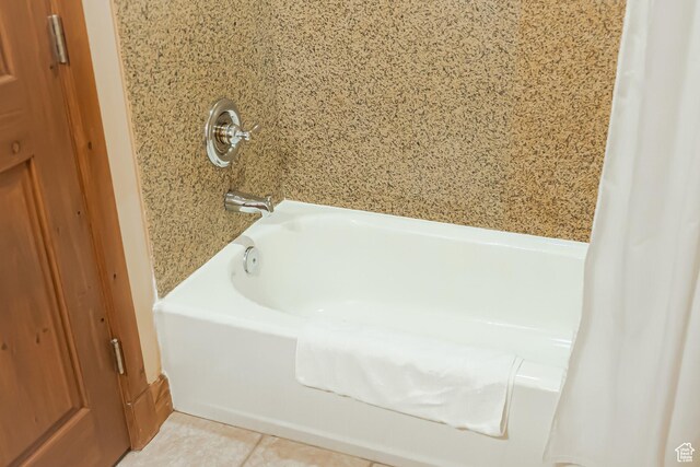 840 W Bigler Ln N Unit 3013, Midway, UT 84049 - bathroom with a washtub and tile patterned floors