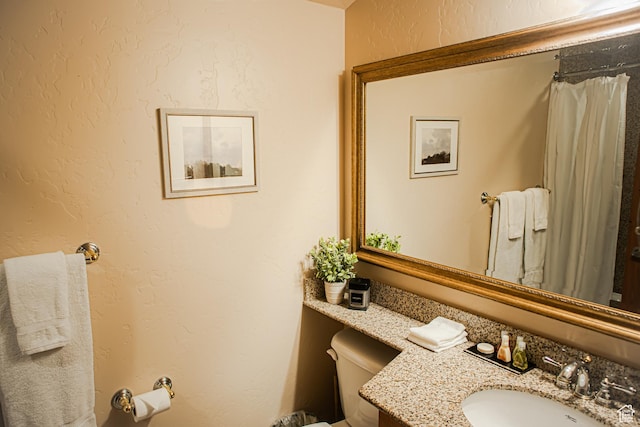 840 W Bigler Ln N Unit 3013, Midway, UT 84049 - full bathroom with a textured wall, vanity, and toilet