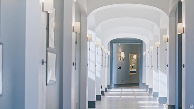 6153 E Last Monument Cir, Salt Lake City, UT 84108 - hall featuring arched walkways