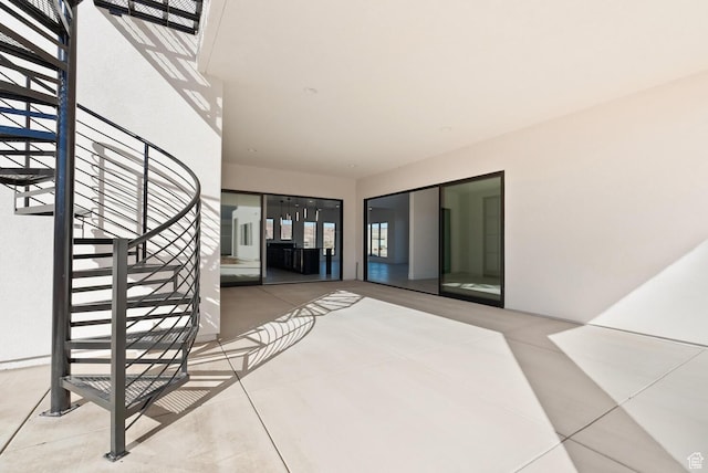 1461 W Canyon Tree Dr, St George, UT 84770 - view of patio / terrace featuring stairs