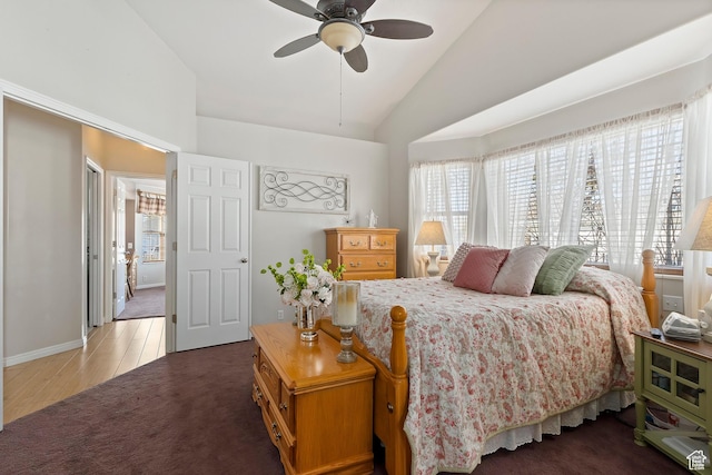 333 S Park St, Grantsville, UT 84029 - bedroom featuring lofted ceiling, ceiling fan, and carpet flooring