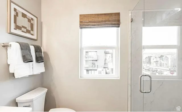 6785 Silver Creek Dr N, Park City, UT 84098 - bathroom with a marble finish shower and toilet