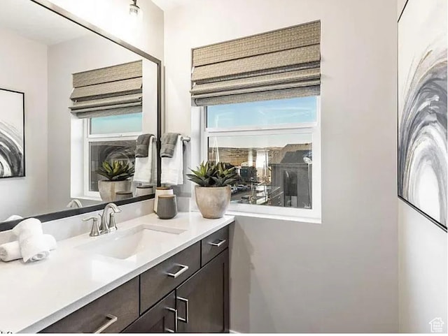 6785 Silver Creek Dr N, Park City, UT 84098 - bathroom featuring plenty of natural light and vanity