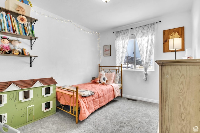 33841 N 7925 E, Fairview, UT 84629 - bedroom featuring visible vents, baseboards, and light colored carpet