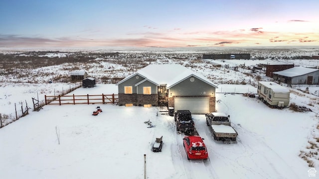 33841 N 7925 E, Fairview, UT 84629 - view of snowy aerial view