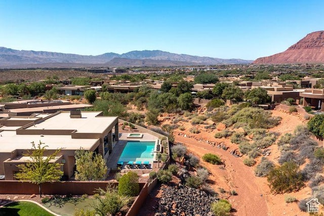 3052 N Snow Canyon Pkwy Unit 201, St George, UT 84770 - aerial view featuring a mountain view