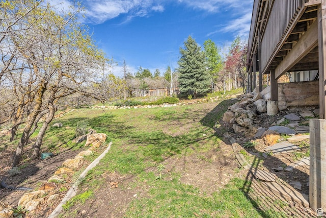 view of yard