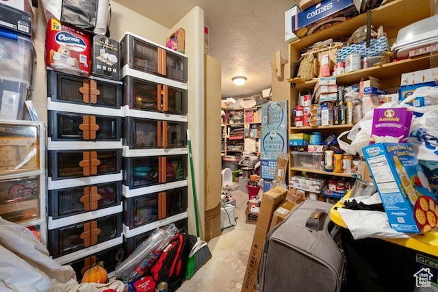 view of storage room