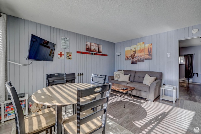 356 S S Hwy Unit A-1, Brian Head, UT 84719 - living room with a textured ceiling and wood finished floors