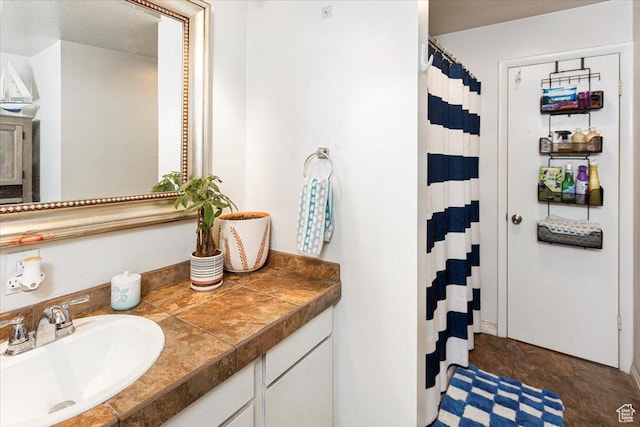 full bathroom with vanity
