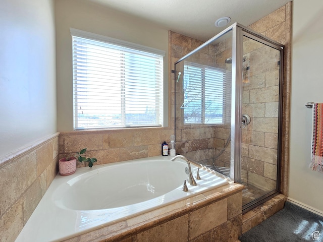 935 W 2100 N, Pleasant View, UT 84404 - full bathroom featuring a stall shower and a garden tub