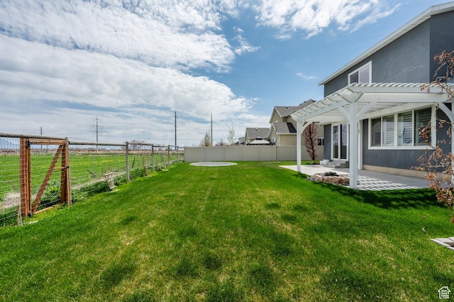 1863 S 900 E, Lehi, UT 84043 - view of yard with a pergola, a patio, and fence
