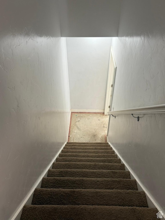 view of stairs