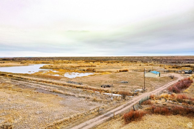 7998 E 5250 S, Randlett, UT 84063 - view of yard featuring a water view and a rural view