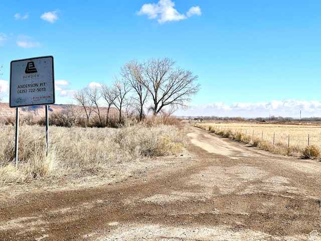 7998 E 5250 S, Randlett, UT 84063 - view of road featuring a rural view