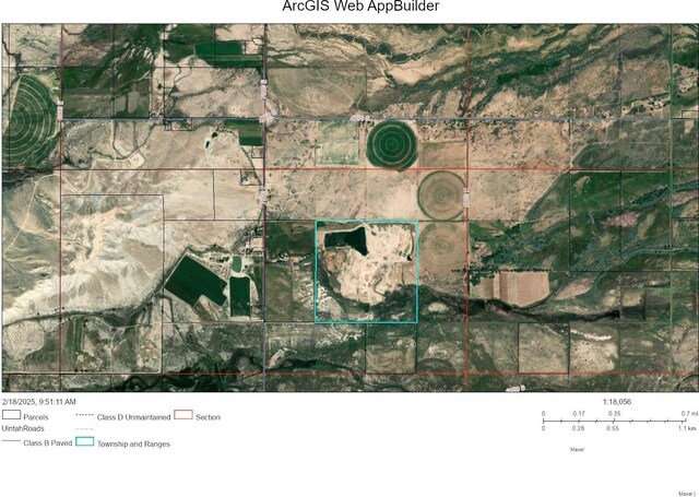 7998 E 5250 S, Randlett, UT 84063 - map location
