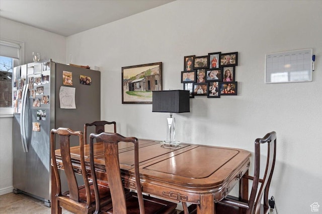view of dining space