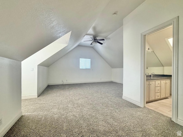 10008 S 2200 W, South Jordan, UT 84095 - bonus room featuring light carpet, ceiling fan, and vaulted ceiling