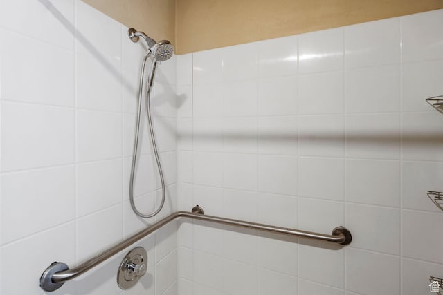 bathroom with walk in shower
