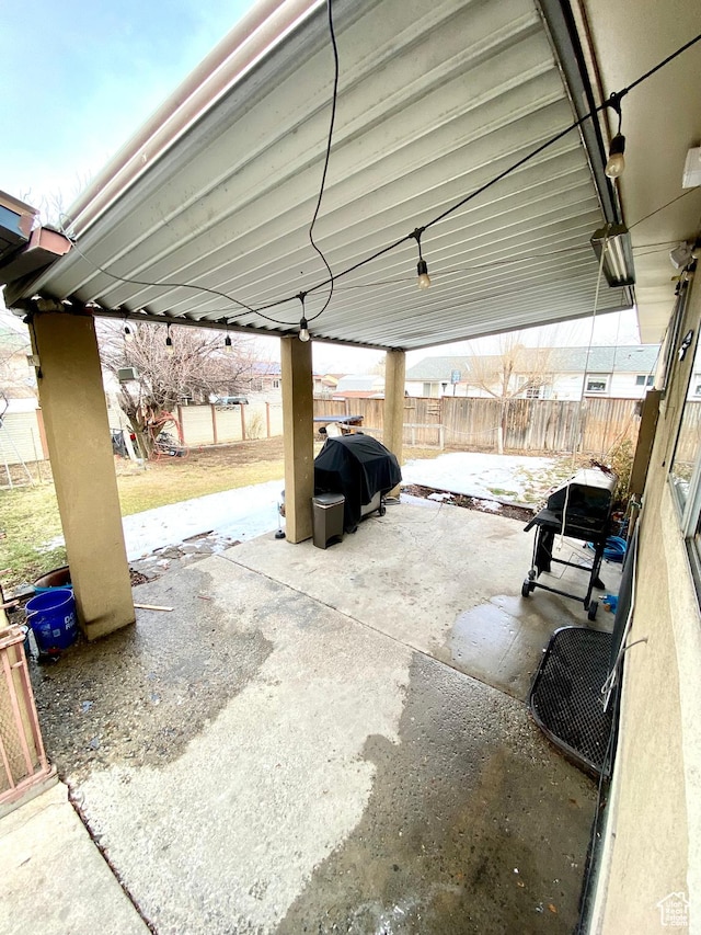 5444 W Bailiff Dr S, Kearns, UT 84118 - garage featuring fence