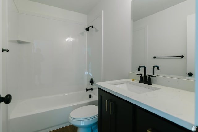 4111 N Ophir Dr, Eagle Mountain, UT 84005 - bathroom with shower / washtub combination, vanity, and toilet