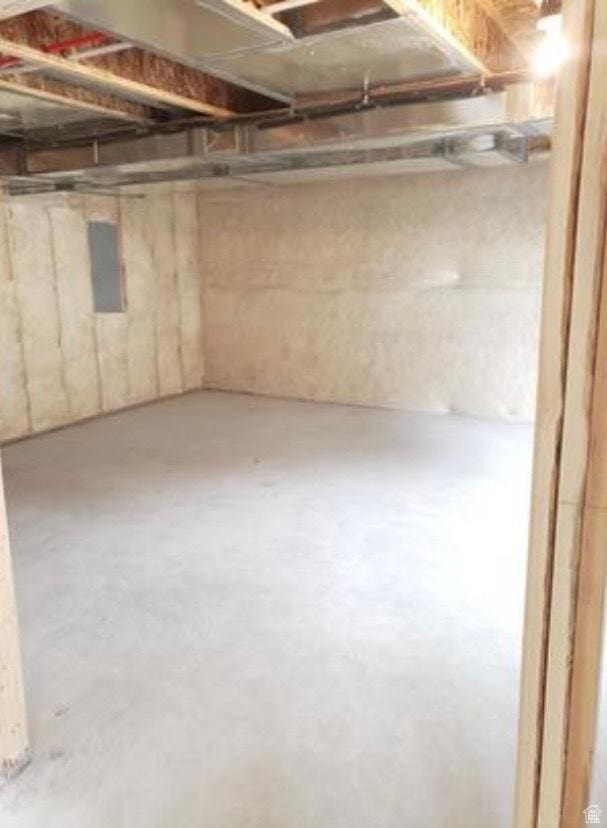 1033 E Bigelow Ave, Layton, UT 84040 - unfinished basement featuring electric panel