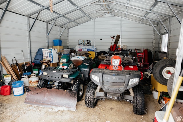 322 Bailey Rd, Soda Springs, ID 83276 - garage featuring metal wall