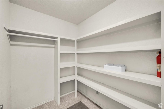 view of storage area