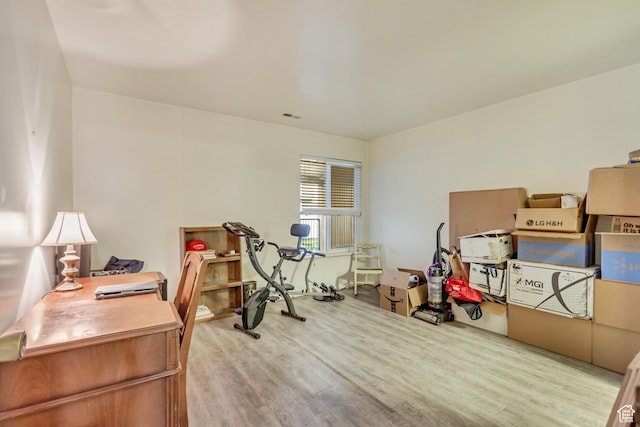 4953 S Eastridge Ln E Unit 143, Salt Lake City, UT 84117 - office space with light wood-style floors and visible vents