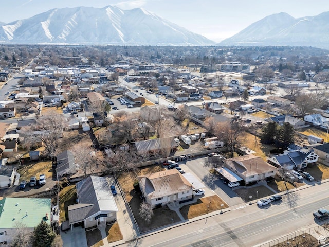 134 N 300 W, Spanish Fork, UT 84660 - aerial view with a residential view and a mountain view