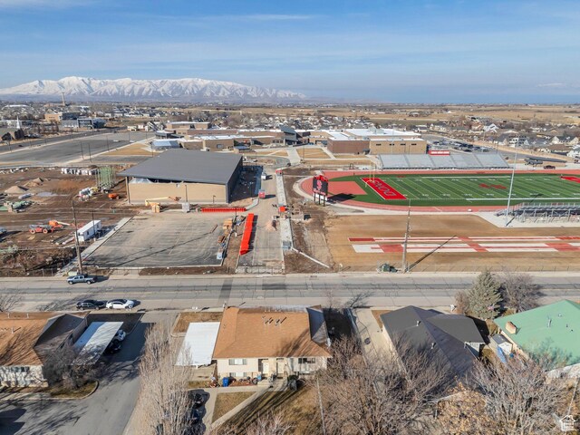 134 N 300 W, Spanish Fork, UT 84660 - bird's eye view featuring a residential view and a mountain view