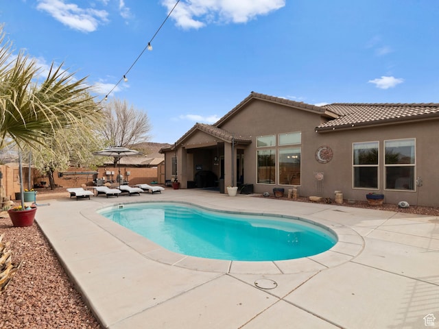 1908 S Yuma Dr, Washington, UT 84780 - view of pool with a patio area and a fenced backyard