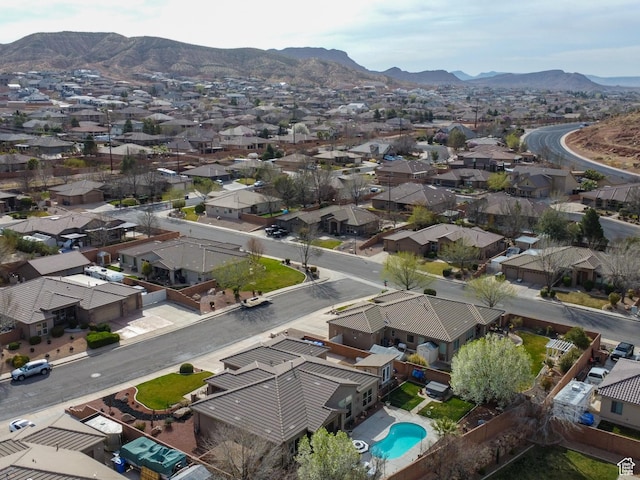 1908 S Yuma Dr, Washington, UT 84780 - aerial perspective of suburban area with a mountainous background