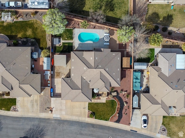 1908 S Yuma Dr, Washington, UT 84780 - bird's eye view of a pool