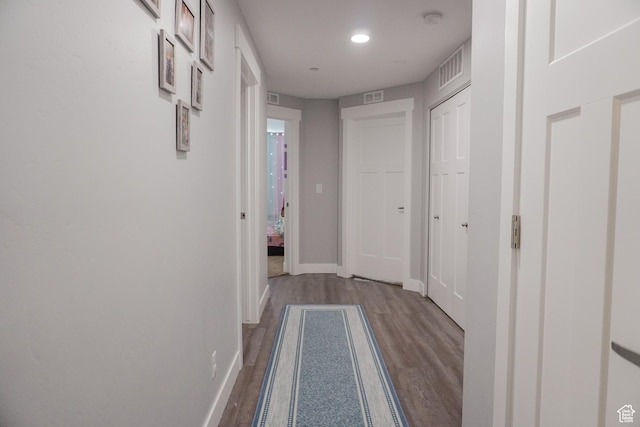 1055 S 500 E Unit D204, Heber City, UT 84032 - hall with visible vents, baseboards, and wood finished floors