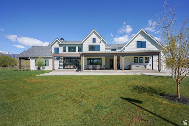 1685 W Midway Ln, Heber City, UT 84032 - rear view of property with a yard and a patio