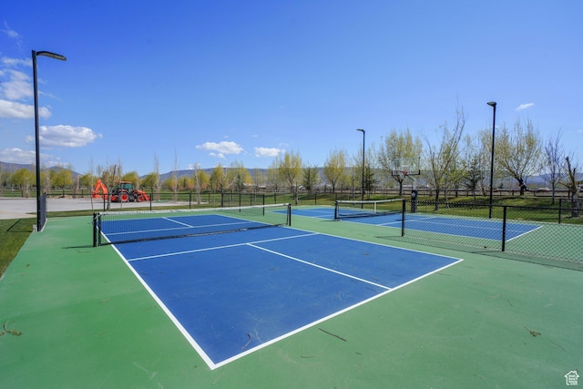1685 W Midway Ln, Heber City, UT 84032 - view of tennis court featuring fence