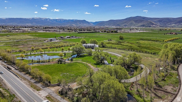 1685 W Midway Ln, Heber City, UT 84032 - bird's eye view featuring a water and mountain view