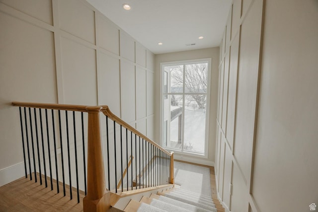 1685 W Midway Ln, Heber City, UT 84032 - staircase with baseboards and recessed lighting