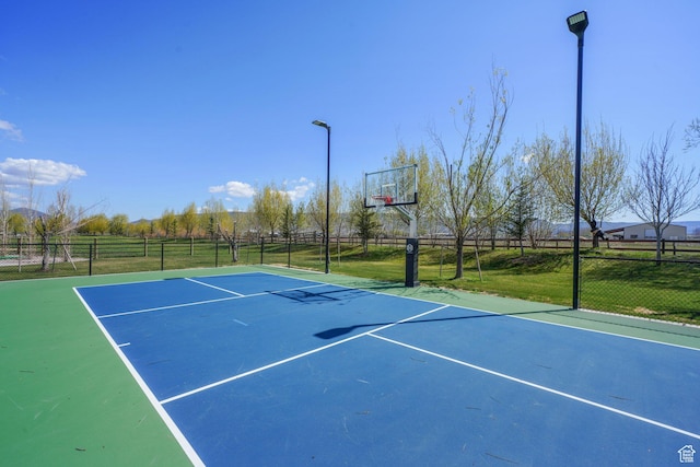 1685 W Midway Ln, Heber City, UT 84032 - view of sport court with fence and community basketball court